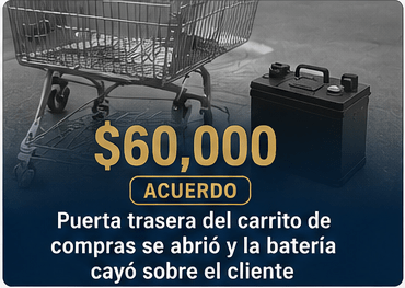 $60,000 acuerdo por carrito de compras