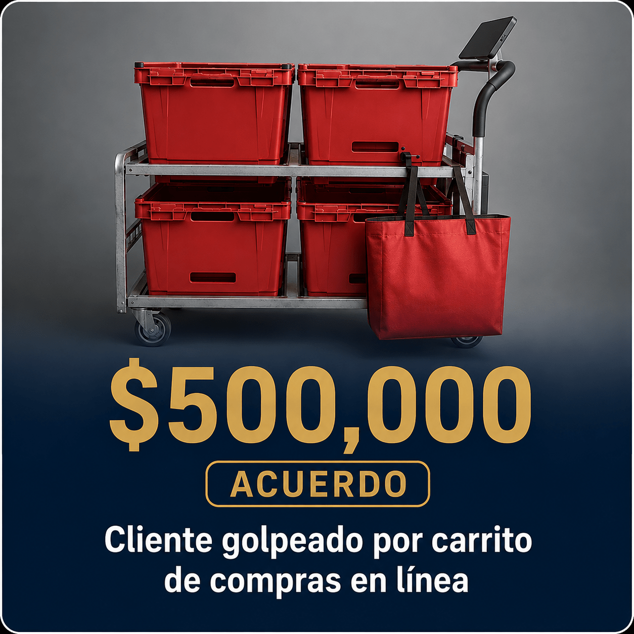 $500,000 acuerdo por carrito de compras en línea