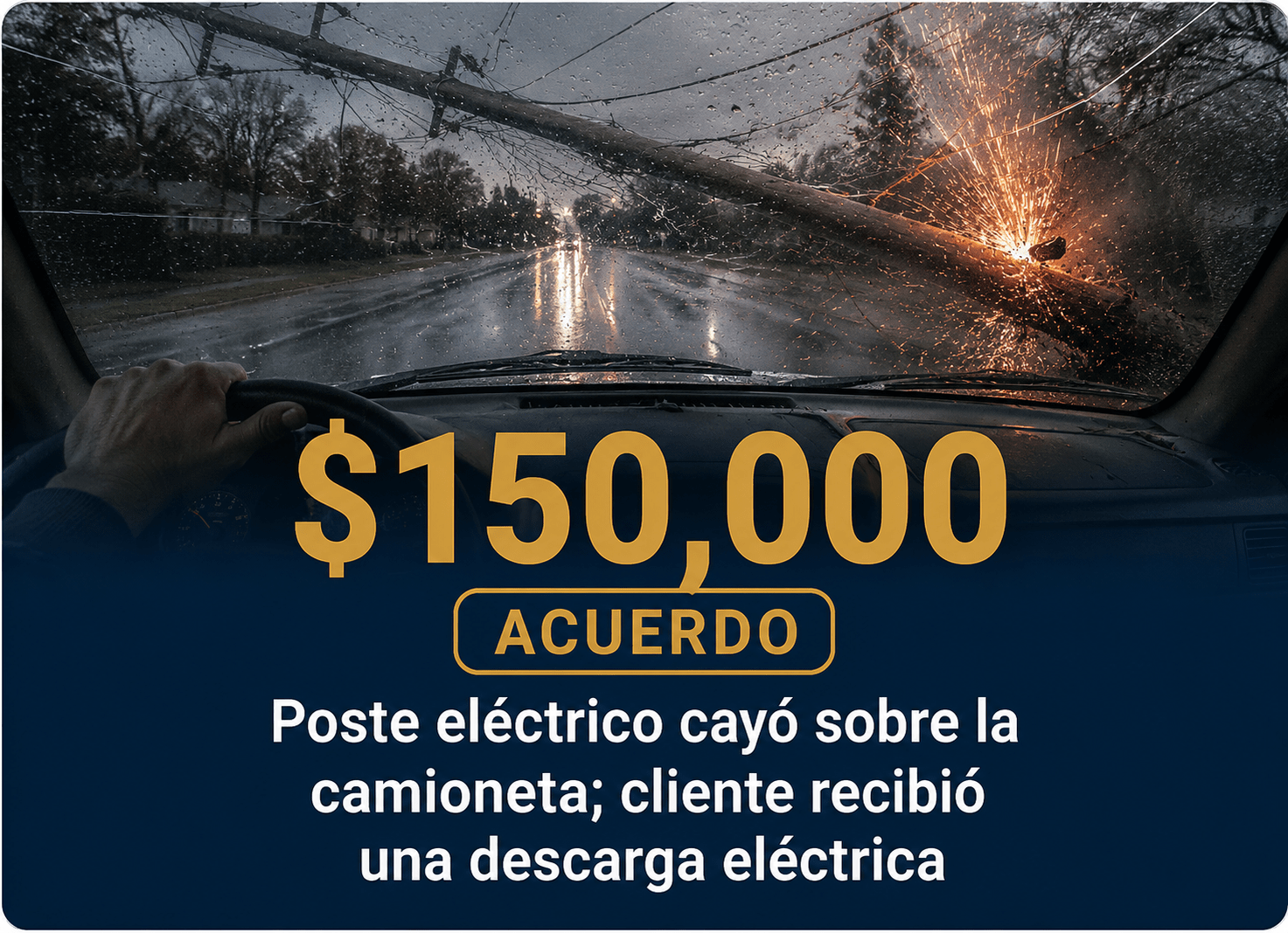 $150,000 acuerdo por descarga eléctrica